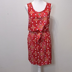 Mudpie funky 70’s‎ geometric shape print dress size small(4/6)